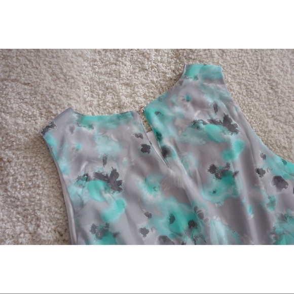✨EUC✨ CHARMING CHARLIE GREY & MINT HI-LOW DRESS - Picture 3 of 6